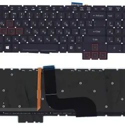 Клавіатура для ноутбука Acer Predator 15 G9-591 с подсветкой (Light), Black, RU