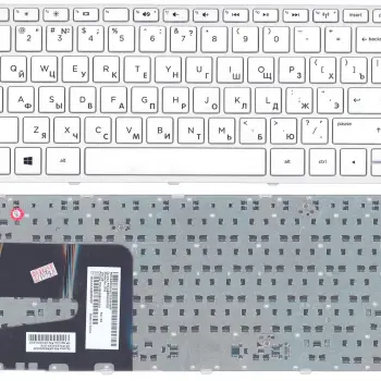 Клавиатура для ноутбука HP Pavilion (14-e) White, (White Frame), RU
