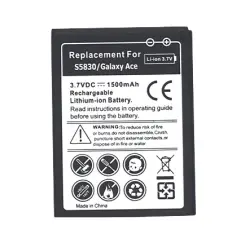 Оригінальная акумуляторна батарея для смартфону Samsung Galaxy Ace S5830 3.7V Black 1500mAh