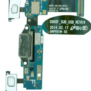 Шлейф разъема питания для смартфона Samsung Galaxy S5 SM-G900F