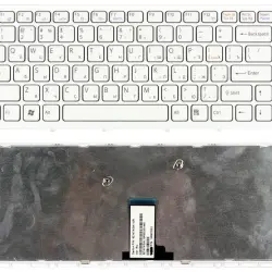 Клавіатура для ноутбука Sony Vaio (VPC-EG, VPC-EK) White, (White Frame) RU