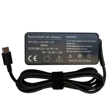 Блок живлення для ноутбука Lenovo 45W 20V 2.25A Type-C ADLX45NDC3A1 REPLACEMENT