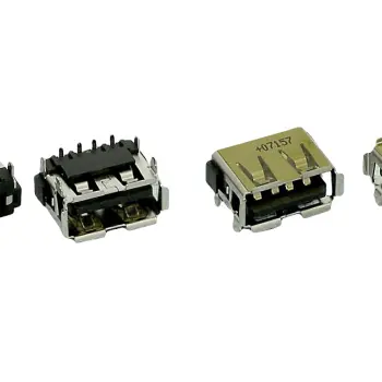 Роз'єм для ноутбука USB №31. Роз'єм USB Type A, нанесена маркировка +07157