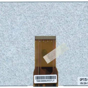 Матрица для планшета 7", Normal (стандарт), 50 pin (снизу по центру), 1024x600, Светодиодная (LED), без креплений, матовая, Chunghwa (CPT), CPT-7D-103