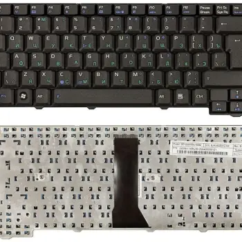 Клавіатура для ноутбука Asus F2 F3 Z53 24pin Black, RU