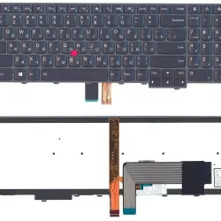 Клавиатура для ноутбука Lenovo ThinkPad Edge E545, E530, E535 с подсветкой (Light) Black, (Black Frame) RU