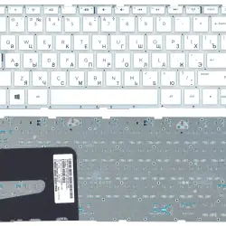 Клавиатура для ноутбука HP Pavilion (14-e) White, (No Frame), RU