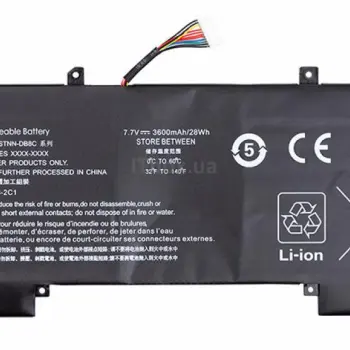 Акумуляторна батарея для ноутбука HP AB06XL Envy 13-AD023TU 7.7V Black 3600mAh OEM