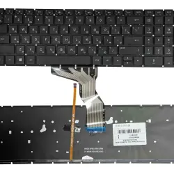 Клавиатура для ноутбука HP Pavilion (15-ab) с подсветкой (Light), Black, (No Frame) RU