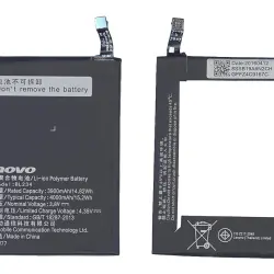 Акумуляторна батарея для смартфону Lenovo BL234 3.8V P70 Black 4000mAh 15.2Wh