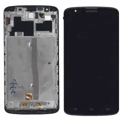 Матриця с тачскріном (модуль) для Philips Xenium I928 чорний с рамкой
