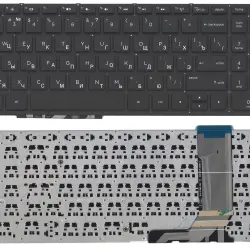 Клавіатура для ноутбука HP Envy (15-J000) Black, (No Frame) RU (горизонтальный ентер)
