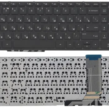 Клавіатура для ноутбука HP Envy (15-J000) Black, (No Frame) RU (горизонтальный ентер)