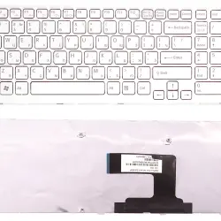 Клавиатура для ноутбука Sony Vaio (VPC-EL) White, (White Frame), RU