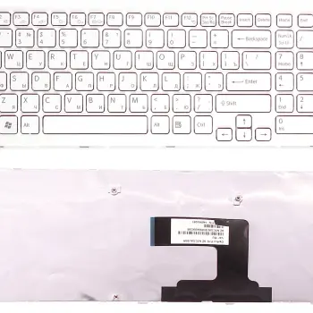 Клавиатура для ноутбука Sony Vaio (VPC-EL) White, (White Frame), RU