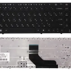 Клавиатура для ноутбука HP ProBook 6560b, 6565b, 6570B, 6575B, Elitebook 8560p, 8570p Black, (Black Frame) RU