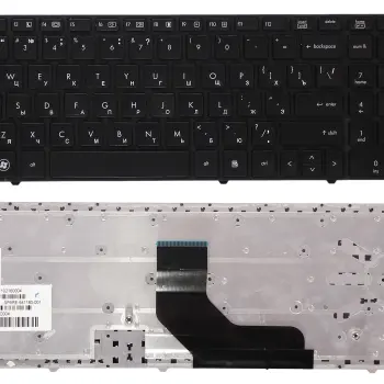 Клавиатура для ноутбука HP ProBook 6560b, 6565b, 6570B, 6575B, Elitebook 8560p, 8570p Black, (Black Frame) RU