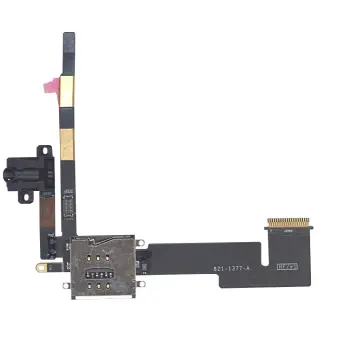Шлейф аудио разъема с коннектором Sim карты для Apple iPad 2