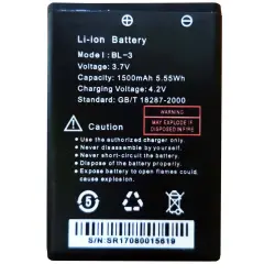 Акумуляторна батарея для радиостанции Baofeng BL-3 UV-3R Li-ion 1500mAh 3.7V