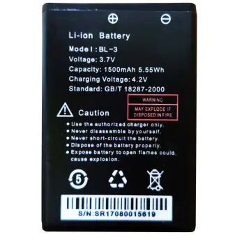 Акумуляторна батарея для радиостанции Baofeng BL-3 UV-3R Li-ion 1500mAh 3.7V