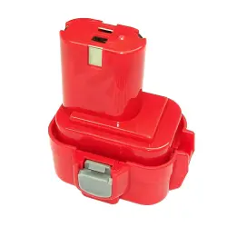 Акумулятор для шуруповерта, совместим с Makita 192638-6 6203DWAE 1.5Ah 9.6V червоний Ni-Cd  Не є оригінальной продукцией Makita. Makita — товарный знак Makita Corporation.
