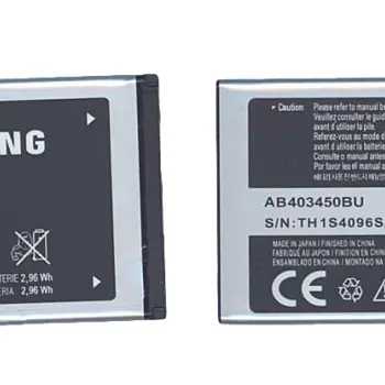 Акумуляторна батарея для Samsung AB403450BC BEATZ M3510 3.7V Black 800mAh 2.96Wh