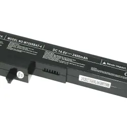 Аккумуляторная батарея для ноутбука Clevo M720SBAT-4 M72 14.8V Black 2400mAh OEM