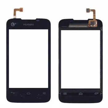 Тачскрін (Сенсорне скло) для Huawei Ascend Y200 чорний