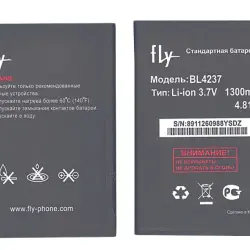 Акумуляторна батарея для смартфону Fly BL4237 IQ245 Wizard 3.7V Black 1300mAh 4.81Wh