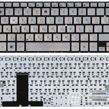 Клавиатура для ноутбука Asus (UX31E) Silver, (No Frame) RU