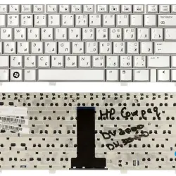Клавіатура для ноутбука HP Pavilion DV2000, DV2100, DV2200, DV2300, DV2400, DV2500, DV2600 Silver, RU/EN