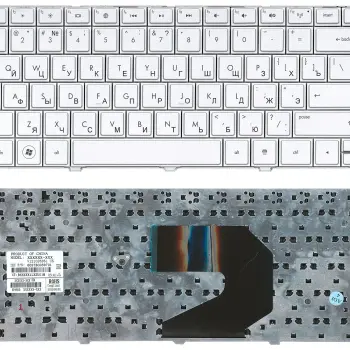 Клавіатура для ноутбука HP Pavilion (G4-1000, 250 G1, 430, 630, 635, 640, 645, 650, 655, Compaq Presario CQ43, CQ57, CQ58) Silver, RU