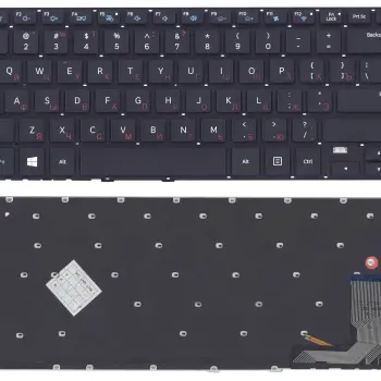 Клавиатура для ноутбука Samsung (470R4E, BA59-03619C) с подсветкой (Light), Black, (No Frame), RU