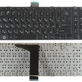 Клавіатура Toshiba Satellite (C850, C850D, L850, L850D, L855, L855D, L870, L870D, L875, L875D, P870, P875, P850, C855, C855D ) Black, RU