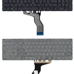 Клавіатура для ноутбука HP Pavilion (15-ab) Black с зеленой подсветкой (Green Light), (No Frame) RU