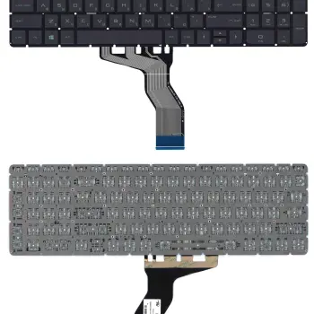 Клавіатура для ноутбука HP Pavilion (15-ab) Black с зеленой подсветкой (Green Light), (No Frame) RU