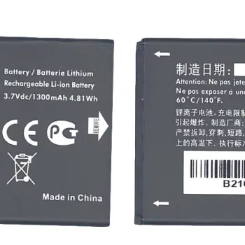 Акумуляторна батарея для смартфону Alcatel CAB31P0000C1 One Touch 903 3.7V Black 1300mAh 4.81Wh