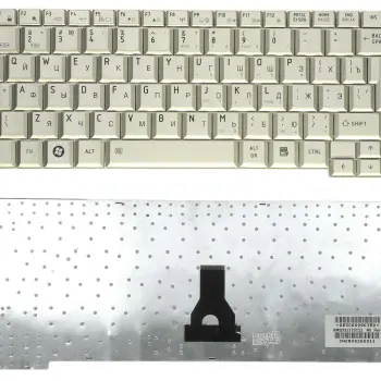Клавиатура Toshiba Portege (R500, R502, R501, R510, R600, R601, A600 ,A602, A603, R603, A605)  Silver, RU (вертикальный энтер)