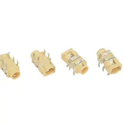 Роз'єм для ноутбука Audio Dock Connector 6 pin PJ-321C (Yellow)