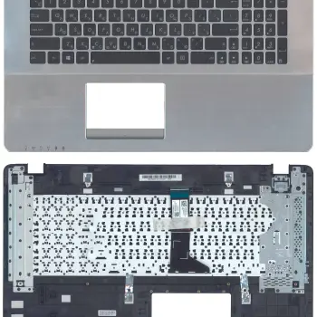 Клавиатура для ноутбука Asus (X750LN) Black, (Silver TopCase), RU