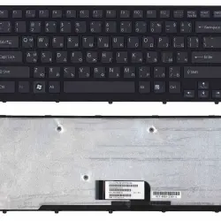 Клавиатура для ноутбука Sony Vaio (VPC-CW, VPCCW) Black, (Black Frame) RU