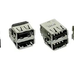 Роз'єм для ноутбука USB №30. Cдвоенный роз'єм USB Type A. нанесена маркировка 21135