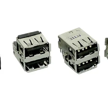 Роз'єм для ноутбука USB №30. Cдвоенный роз'єм USB Type A. нанесена маркировка 21135