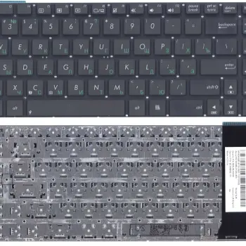 Клавіатура для ноутбука Asus N56, N56V, N76, N76V, G771 Black, (No Frame) RU