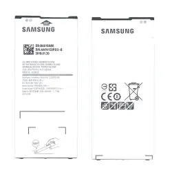 Аккумуляторная батарея для смартфона Samsung EB-BA510ABE Galaxy A5 (2016) SM-A510 3.85V Black 2900mAh 11.17Wh