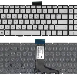 Клавіатура для ноутбука HP Envy X360 (15-W) Silver с подсветкой (Light), (No Frame) RU