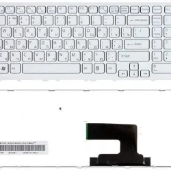 Клавіатура для ноутбука Sony Vaio (VPC-EH, VPCEH) White, (White Frame) RU
