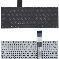 Клавиатура для ноутбука Asus VivoBook (S300K, S300KI, S300, S300C) Black, (No Frame), RU