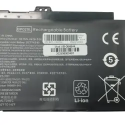 Акумуляторна батарея для ноутбука HP BP02XL Pavilion 15 7.7V Black 4400mAh OEM