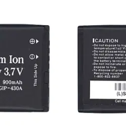 Аккумуляторная батарея для смартфона LG LGIP-410A KF510, KG376 3.7V Black 900mAh